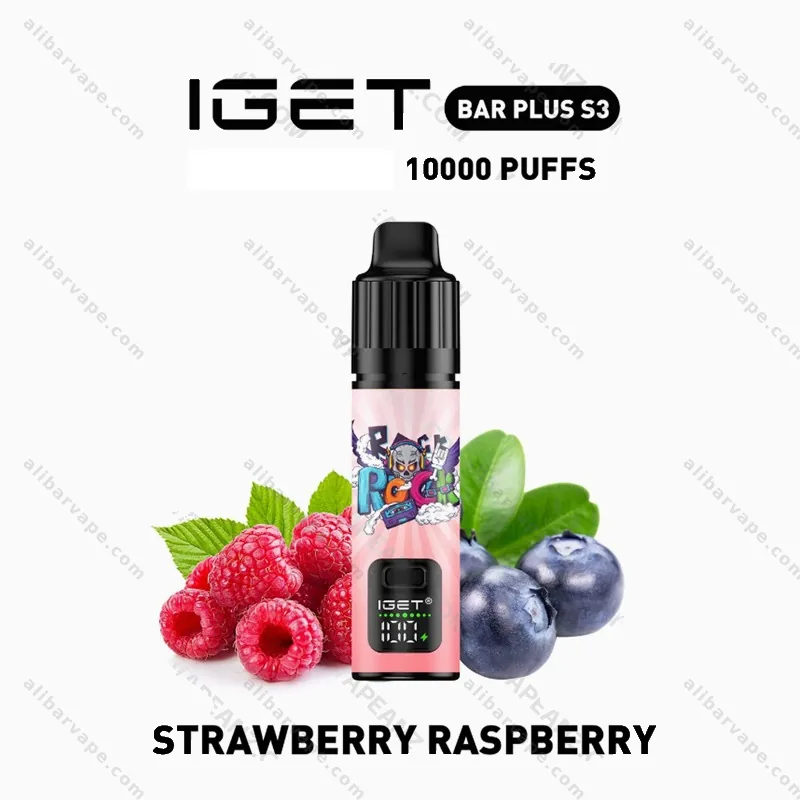 Strawberry Raspberry IGET Bar Plus S3
