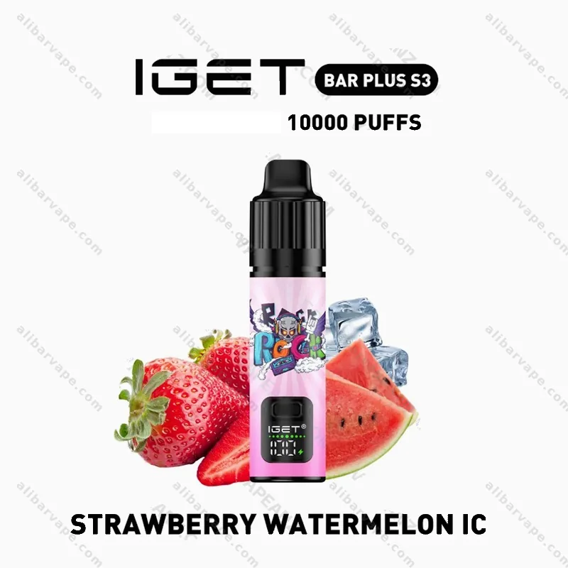 Strawberry Watermelon Ice IGET Bar Plus S3